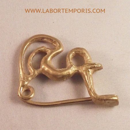 Fibule en Bronze villanovienne forme dragon 1