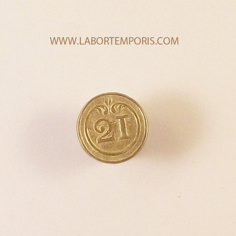 French military button
