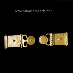 Roman belt pugio frog
